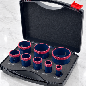 XVBC-MS-K002 Vaccum brazed diamond tile core bits KIT